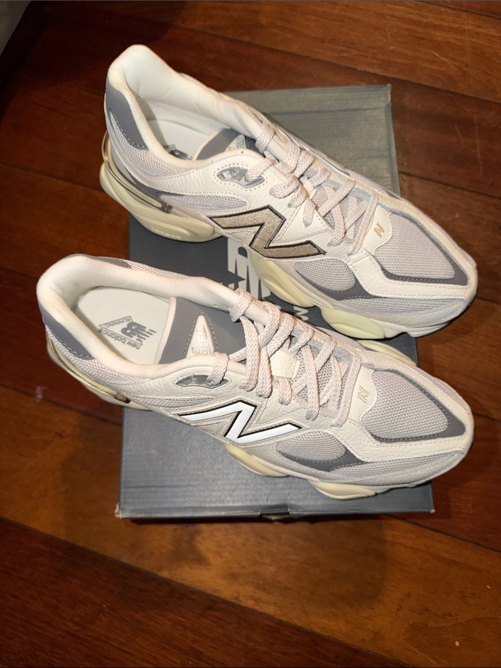 New Balance 9060 “Sea Salt/Castlerock” — Grey Day